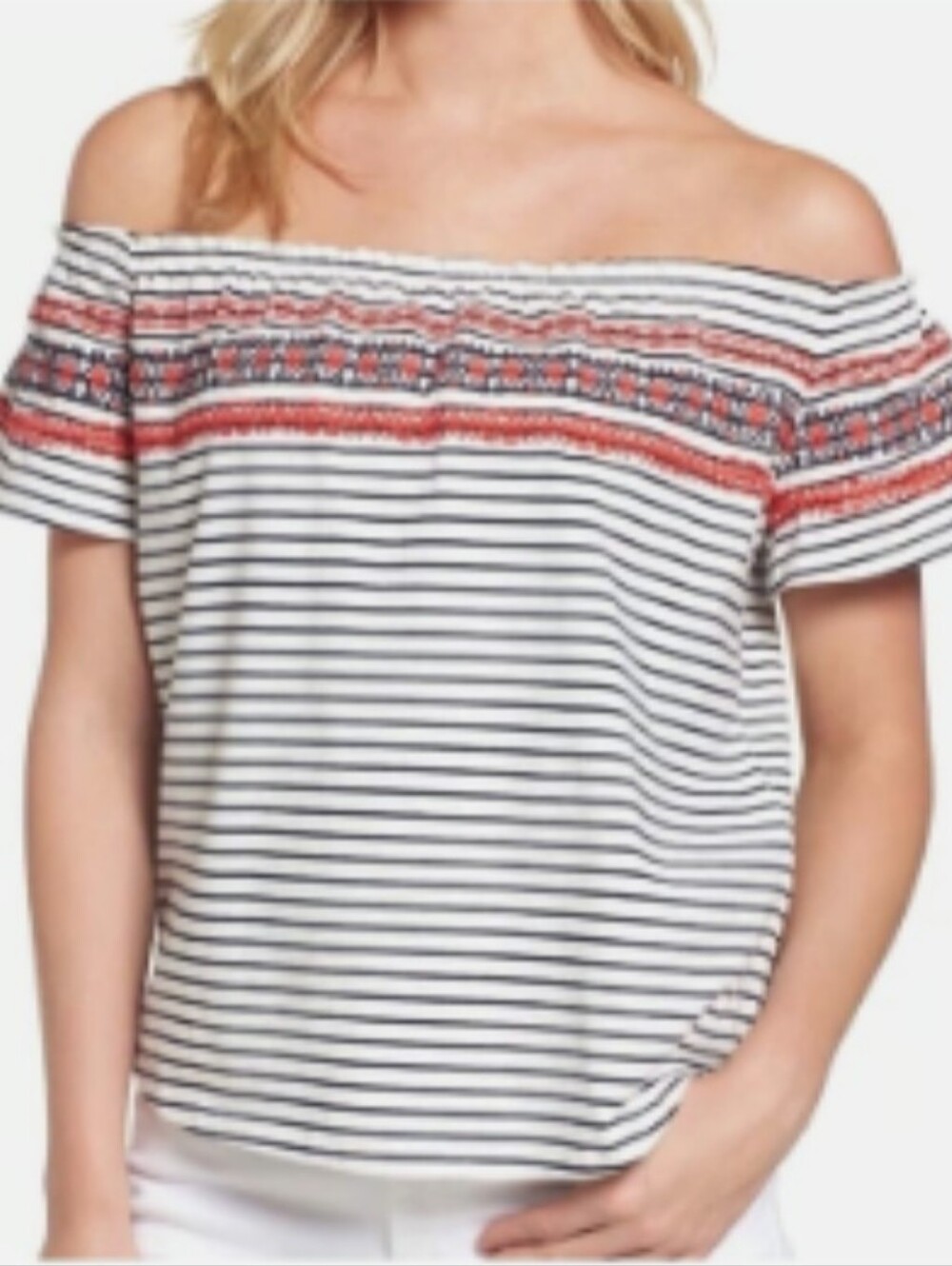 Women's THML Off Shoulder Top Sz Large
